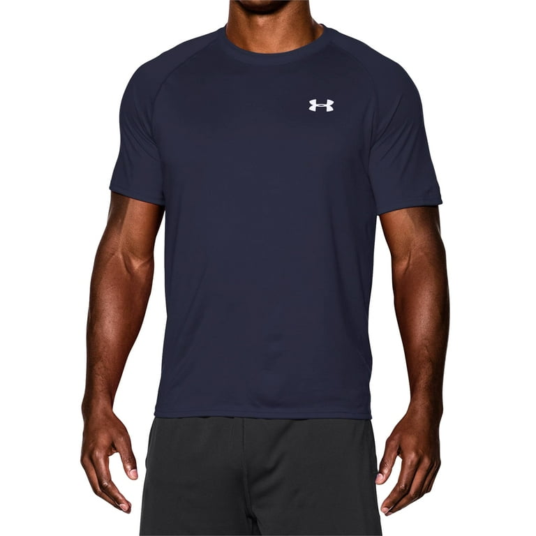 Mens UA Tech Short Sleeve Midnight Navy Blue XTRA LARGE T-Shirt