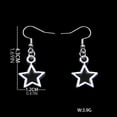 thumbnail image 2 of Star Earings 1 Pair Drop Earrings Hoop Earrings For Women's Party Evening Gift Date Alloy Fancy Fashion Star Goth Minimalist Star Decoration Drop Earrings, 2 of 9