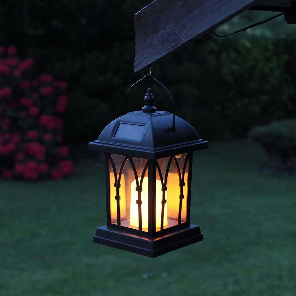 Black/copper LED Lanterns Flickering Effect Christmas Or Occasions 