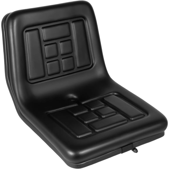 Universal Lawn Mower Seat, Tractor Seat with Back Rest Universal Tractor Seat with A Drain Hole Water-Resistant & Adjustable Rails For Loader, Tractor, Loader Excavator