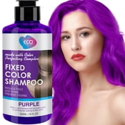 Purple color fixing shampoo, suitable for dyeing and white/blonde hair, moisturizing, unisex, hair care, color fixing, elegant packaging, rich in lavender extract
