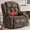 Brown, variant on CDCASA Oversized Recliner Chair with Heat and Massage, Power Lift Chairs for elderly with Cup Holders, Heavy Duty Electric Recliners for Adults with USB & Type C ports, Chenille Gray Blue