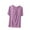 Purple, variant on Wyobmus Sleep Shirts For Women Short Sleeve Sleeve Shirt Modal Round Neck Solid Color Pajamas Top Black