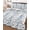 Grey, sea blue, variant on Full Size Quilt Bedding Set, Pink Grey Botanical Reversible Summer Quilt 3 Pieces, Spring Floral Summer Farmhouse Lightweight Bedspreads Coverlets with 2 Pillow Shams for All Seasons