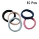 thumbnail image 3 of Hair Ring Circular Shape Assorted Color Elastic Band for Women 50Pcs, 3 of 5