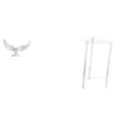 thumbnail image 1 of Figura de resina con minimalista de acrílico para mesa, escultura de ángel moderna para decoración del hogar, la oficina, el dormitorio y la sa, 1 of 8