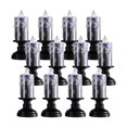 thumbnail image 4 of 12 piezas/juego de candelabros de castillo para decoración de Halloween, luz LED electrónica para velas, luz de noche de terror, como se muestra, 4 of 5
