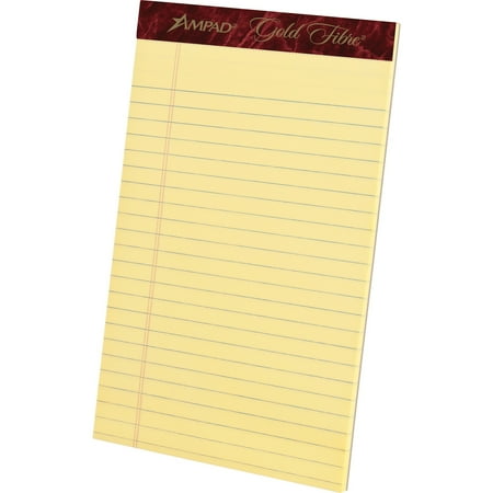 Ampad Legal Pad - Ampad, TOP20004, Gold Fibre Premium Jr. Legal Writing Pads, 12 / Dozen