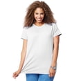thumbnail image 1 of Just My Size T-Shirt Col Rond à Manches Courtes en Jersey de Coton pour Femmes, 3X, Blanc, 1 of 3