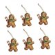 thumbnail image 1 of 5x6 Piezas Colgantes De Hombre De Jengibre Decoración Colgante De Navidad Para Cocina Pared Ventana Estilo B, 1 of 8