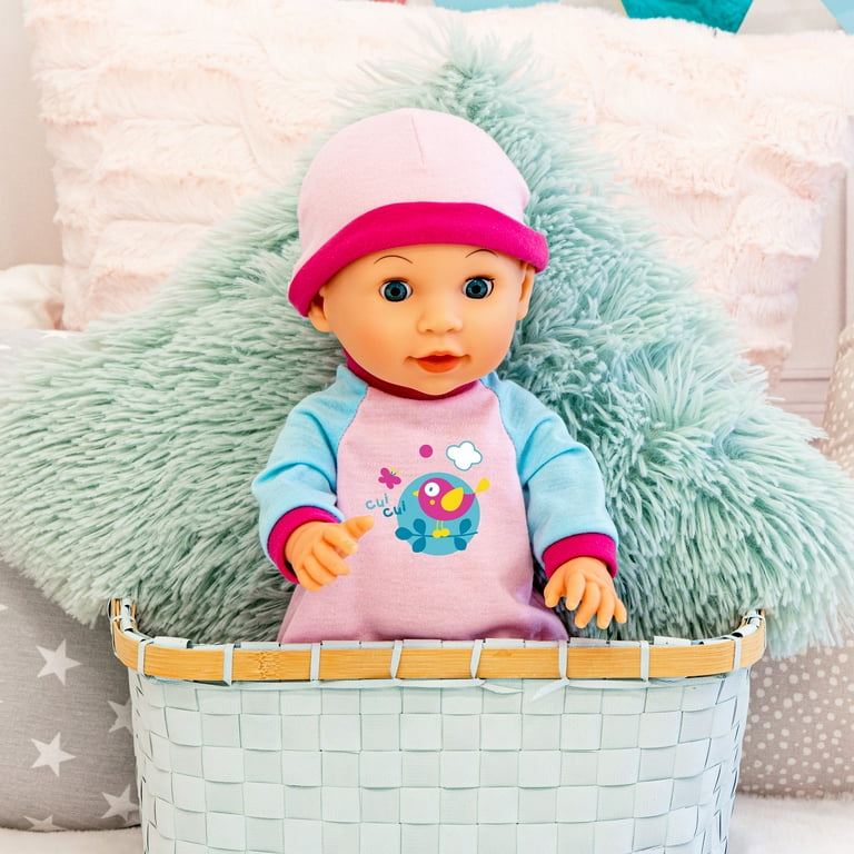 Bouncy 15 Interactive Baby Doll in Pink Blue with 18 Functions