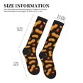 thumbnail image 2 of Lsque Peanuts5 Pattern Sport Compression Socks for Men & Women 15-20 mmHg Knee High Nurse Pregnant Running Medical and Travel Athletic, 2 of 6