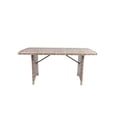 thumbnail image 1 of Baner Garden A106 300 lbs Outdoor Rectangular Glass Rattan Pool Patio Dining Table - Dark Grey & Light Grey, 1 of 1