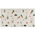 thumbnail image 2 of Haosy Hardcover 3 Ring Binder 1.5 Inch Ring Decorative Binder Organizer for Home School Office, Cartoon Rabbits Carrots Mushroom, 2 of 10