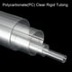 thumbnail image 4 of Tubo redondo rígido claro Uxcell 13mm(1/2") ID x 16mm(5/8") OD x 0.5Ft(150mm) Longitud, 4 of 6