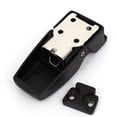 thumbnail image 3 of Uxcell Cabinets Boxes Cases Security Plastic Toggle Hasp Latch Lock Black w 2 Keys, 3 of 4