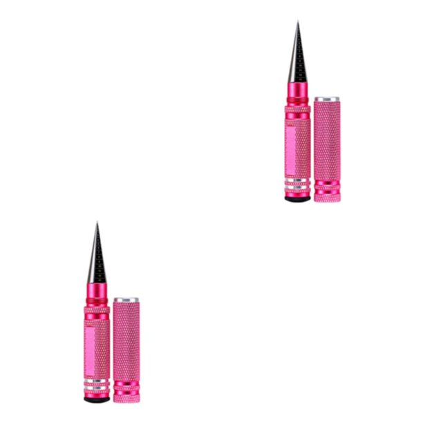 Speravity Escariador perforador para carcasa de cuerpo RC, herramienta de taladros, perforador de acero para carcasa de cuerpo RC, fácil rosa rosa 2Conjunto