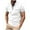 White, variant on fatyb Men's Short Sleeve Casual Shirts Pullover Button T Shirts for Men Casual Comfy Summer Tops