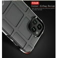 thumbnail image 2 of Étui Rigide Arrière Robuste en Silicone Antichoc pour iPhone 11 (Noir), 2 of 9