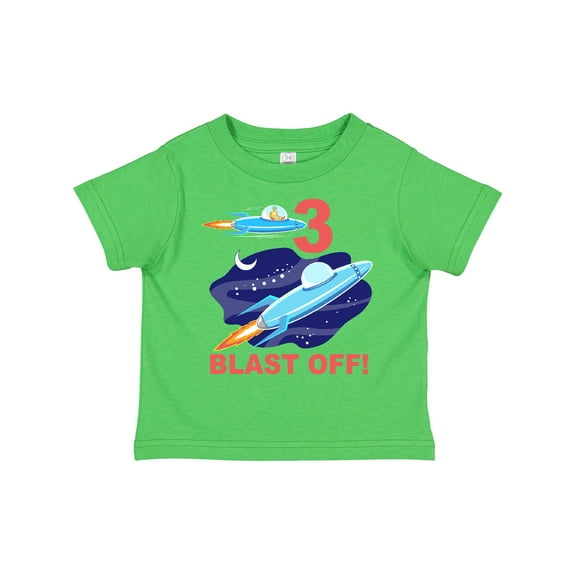 Inktastic Outer Space 3rd Birthday Boys or Girls Toddler T-Shirt