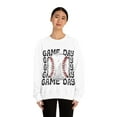 thumbnail image 3 of Retro Women's Game Day Baseball Lover Vintage Unisex Pullover Sweatshirt, 3 of 6