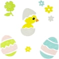 thumbnail image 4 of Northlight Set of 6 Double Sided Easter Gel Window Clings, 4 of 9