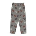 thumbnail image 5 of Naloa Rooster Print Women’s Ultra-Soft Comfy Pajama Lounge Pants with Pockets & Drawstring, 5 of 8