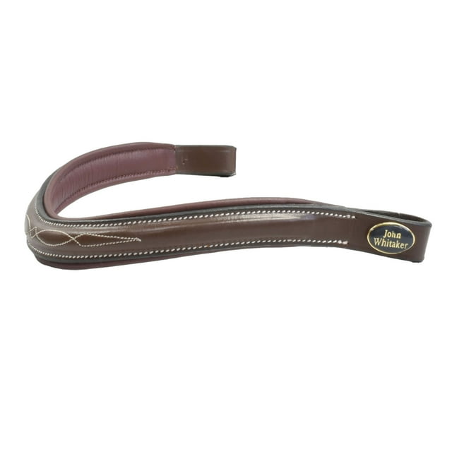 John Whitaker Pick N Mix Leather Raised Logo Horse Browband