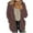 Purple-17, variant on Ultrave Women's Winter Coats Fleece Solid Color Long Sleeve Casual Hooded Jackets