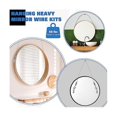 thumbnail image 2 of 6pcs Adjustable Picture Hanging Wire Kit With D Rings Duty Mirror Hanging Wire Supports 50 Lbs For, 2 of 5