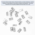 thumbnail image 3 of M5 Half Round Roll in Spring T Nuts 2020 Series Carbon Steel T Slot Spring Nuts Silver, 100 Pcs, 3 of 7