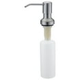 thumbnail image 2 of ANZZI Soap Dispenser Bottle Marina Series, Refillable Countertop Dispenser 7 oz. Brushed Nickel, 2 of 2