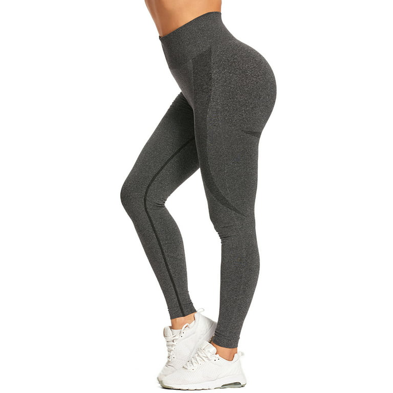 COMVALUE Workout Leggings for Women Plus Size,Womens Butt Lifting