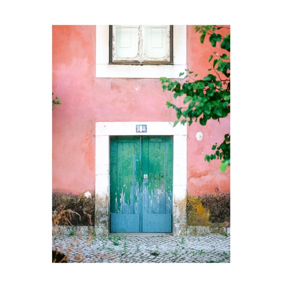 Trademark Fine Art Raisa Zwart Little door in Lisbon Canvas Wall Art