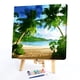 thumbnail image 2 of Pintura al óleo de árbol de coco de playa por números arte de pared dibujos para colorear DIY FLhrweasw Nuevo, 2 of 9