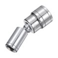 thumbnail image 6 of Uxcell 1/2" Drive 24mm Shallow Socket Swivel Joints Hex Shank Impact Driver Adaptor Set, 6 of 7