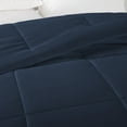 thumbnail image 4 of Clara Clark All Season Down Alternative Comforter, Twin, Navy Blue, Luxury Soft Duvet Insert, 4 of 5