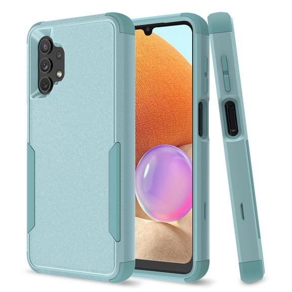 For Galaxy A32 5G Case, Defender Case Compatible with Samsung Galaxy A32 5G Case, Hybrid Heavy Duty Military Grade Full-Body Drop Shockproof Dustproof 3-Layers Rugged Protective Cover,10 Color