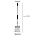 thumbnail image 6 of Cat Litter Scooper Cat Litter Scoop Long Handle Cat Scoop Litter Box Scooper Non-Stick Deep Shovel Litter Scoop Large Kitty Sifter Scoop Manages Big Clumps of Multi-Cat Families 32in, 6 of 12
