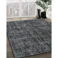 thumbnail image 3 of Ahgly Company Machine Washable Indoor Rectangle Traditional Charcoal Black Area Rugs, 2' x 5', 3 of 7