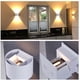 thumbnail image 2 of Lámpara de pared LED para interiores y exteriores, lámpara de pared blanca cálida con ángulo de haz ajustable, 12W, IP65, resistente al agua, iluminación de pared de 2700K Xemadio LN-2256, 2 of 5