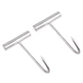 thumbnail image 4 of WEAVILUX T-Shaped Meat Hanger Hooks with Short Handle, , 2 Pieces for and Kitchen Use, 4 of 8