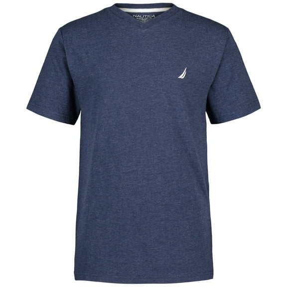 Nautica SPORT NAVY Boys Channel V-Neck Short Sleeve Tee, US Small-4