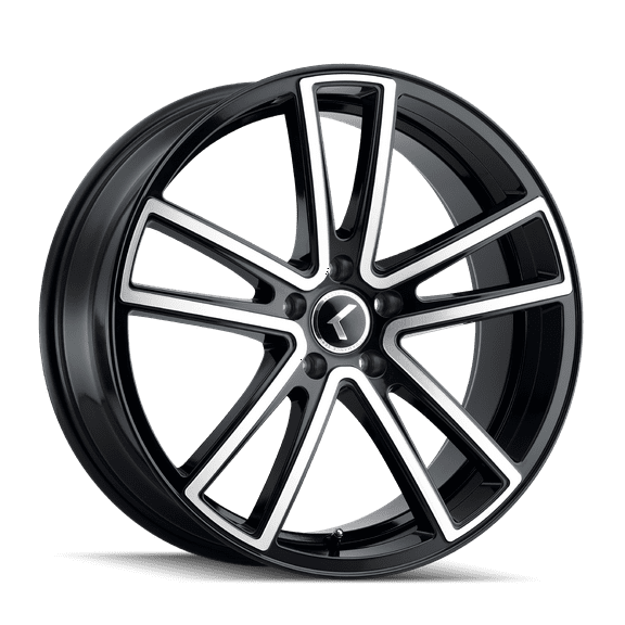 Kraze Lusso-Kr190 20X8.5 5X112 38Et 66.56Cb Black/Machined