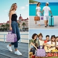 thumbnail image 7 of Reusable Floral Lnsulated Lunch Bag for Women & Men-Leakproof Water-Resistant Cooler Tote,Large Capacity(10.6x8.7x6.3in)for Work,Office,Travel,Picnic,Beach., 7 of 7