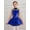 Royal Blue, variant on iiniim Girls Sequin Racer Dress Checkered Speed Race Car Driver Jumpsuit Sparkle Racing Clothings Hot Pink 8