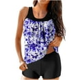thumbnail image 1 of Birdeem Ensembles de Bikinis pour Femmes Dames Mode Multicolore Rétro Imprimé Fleur Feuille Maillots de Bain Bretelles Femmes Maillot de Bain Deux Pièces, 1 of 12