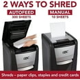 thumbnail image 5 of GBC AutoFeed+ Office Shredder, 300X, Super Cross-Cut, 300 Sheets, 5 of 5