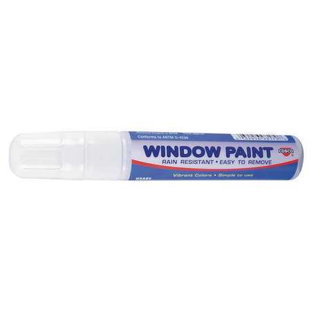 Cosco Paint Marker, Removable, White  038873