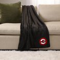 thumbnail image 1 of NHL, NBA, MLB Black Sports Throw Blanket, 50" x 60", 1 of 5